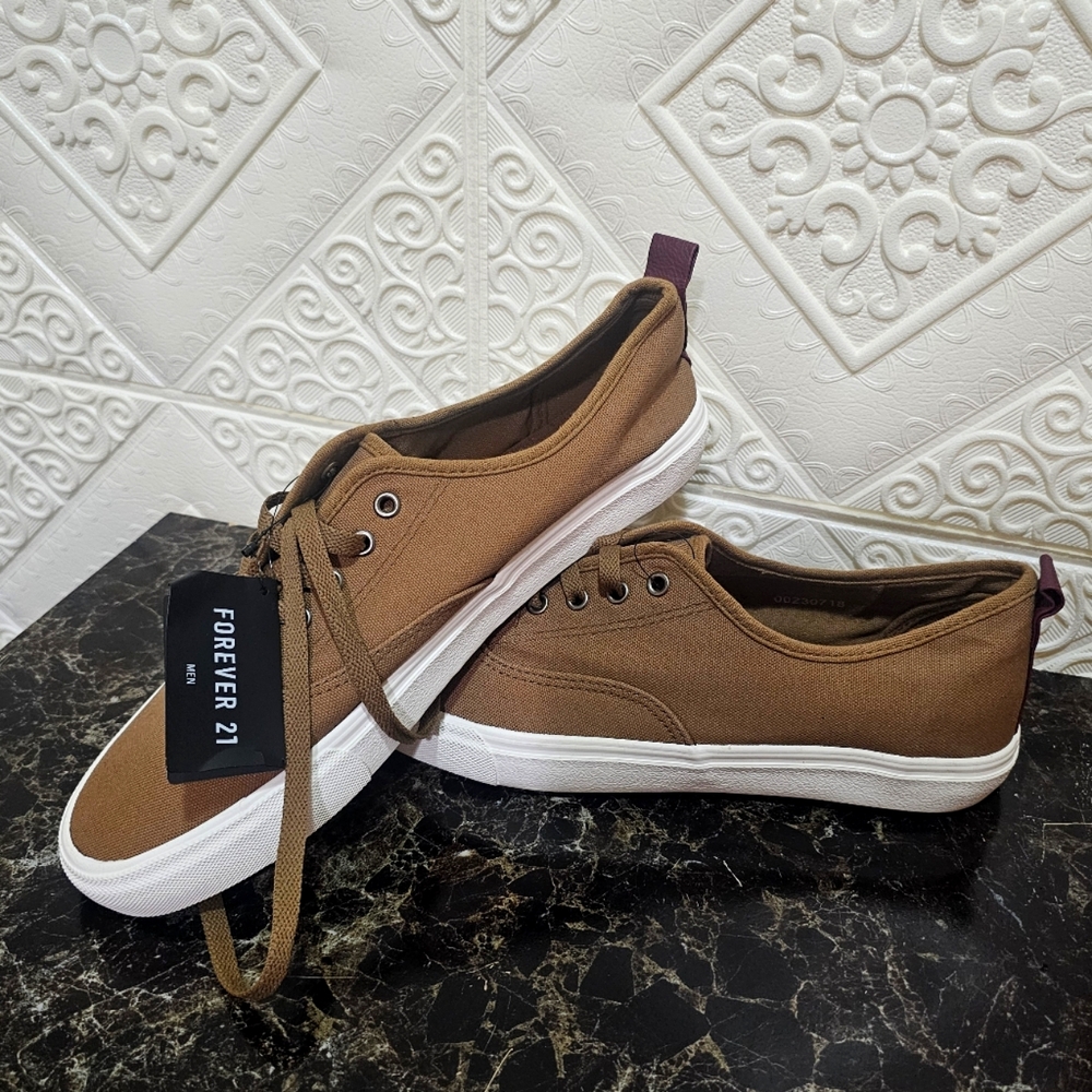 FOREVER 21 Men Khaki SolidSneakers